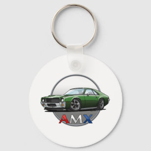 AMC_AMX_grönt Nyckelring