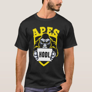 Amc apes tillsammans Lagrar Hodl till Måne tillsam T Shirt
