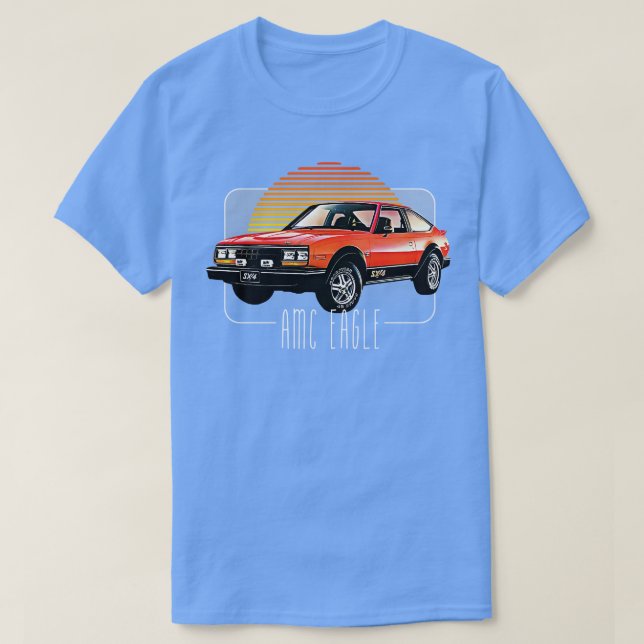 AMC Eagle Retro Classic Älskare Design 1 T Shirt (Design framsida)