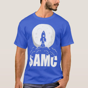 AMC Funny Lagrar Rocket Stonk Trading Mans T Shirt