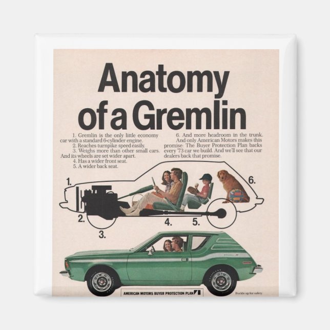 AMC Gremlin Magnet (Framsidan)