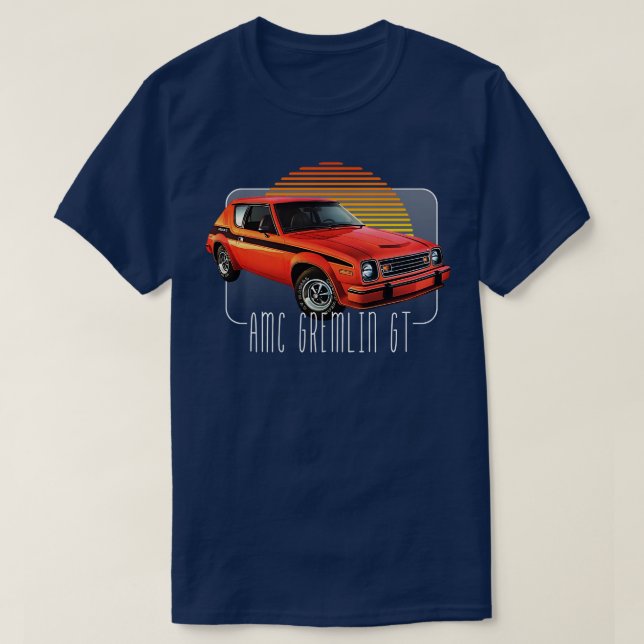 AMC Gremlin Retro Classic Älskare Design T Shirt (Design framsida)