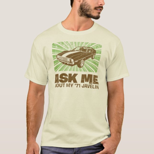 Amc-Javelin 1971 Tee Shirt (Framsida)