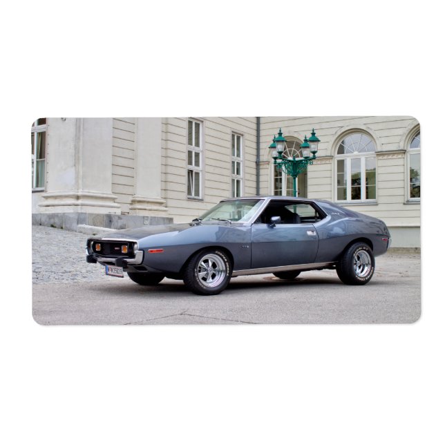 AMC Javelin SST 1974 Fraktsedel (Framsidan)