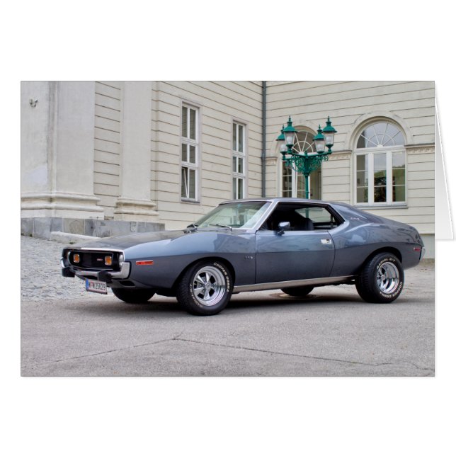 AMC Javelin SST 1974 Hälsningskort (Framsidan Horizontal)