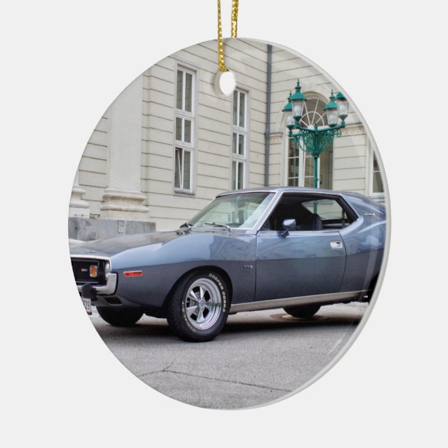 AMC Javelin SST 1974 Julgransprydnad Keramik (Vänster)