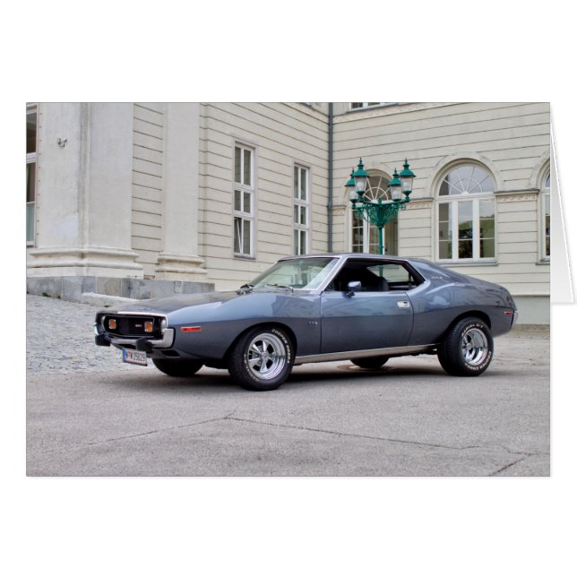 AMC Javelin SST 1974 OBS Kort (Framsidan Horizontal)