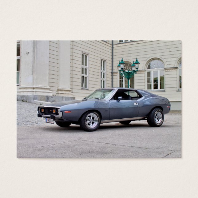 AMC Javelin SST 1974 Visitkort (Framsidan)