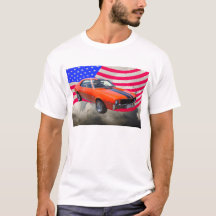 AMC Javlin Car med amerikansk Flagga