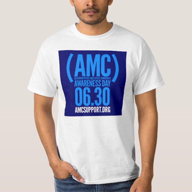 Amc-medvetenhetdag T Shirt (Framsida)