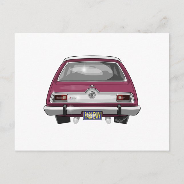 Amc-smådjävul som orsakar fel 1973 vykort (Framsida)