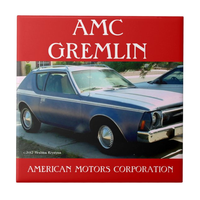 AMC SMÅDJÄVUL SOM ORSAKAR FEL AMERIKAN BILA KAKELPLATTA (Framsidan)