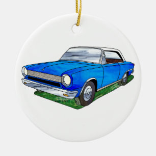Amc-vandrare 1964 julgransprydnad keramik