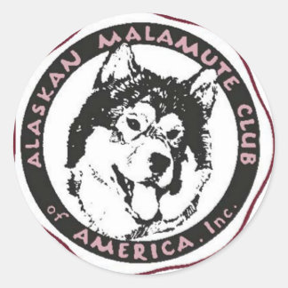 AMCA-logotyp Runt Klistermärke