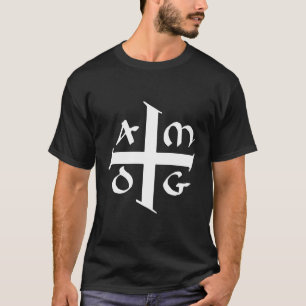 Amdg Ad Majorem Dei Gloriam Small Jesuit Kor T Shirt