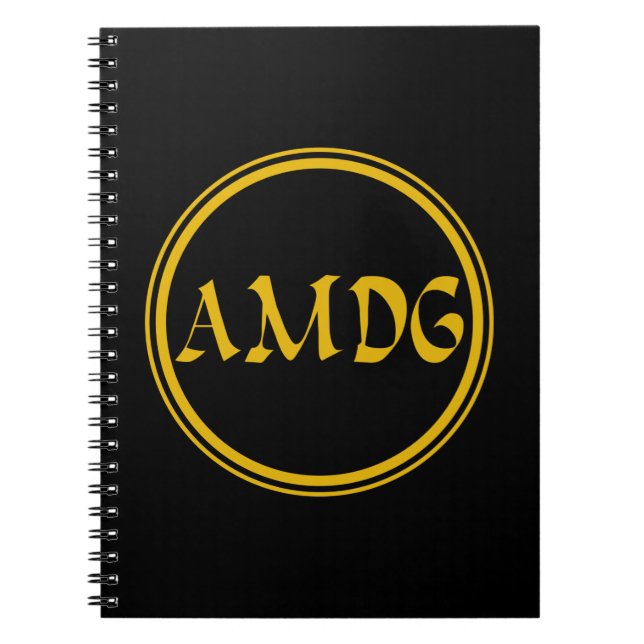 AMDG ANTECKNINGSBOK (Framsidan)