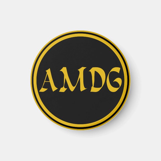 AMDG MAGNET (Framsidan)