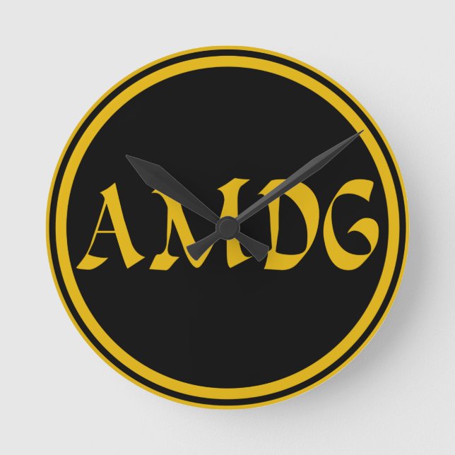AMDG RUND KLOCKA (Framsida)