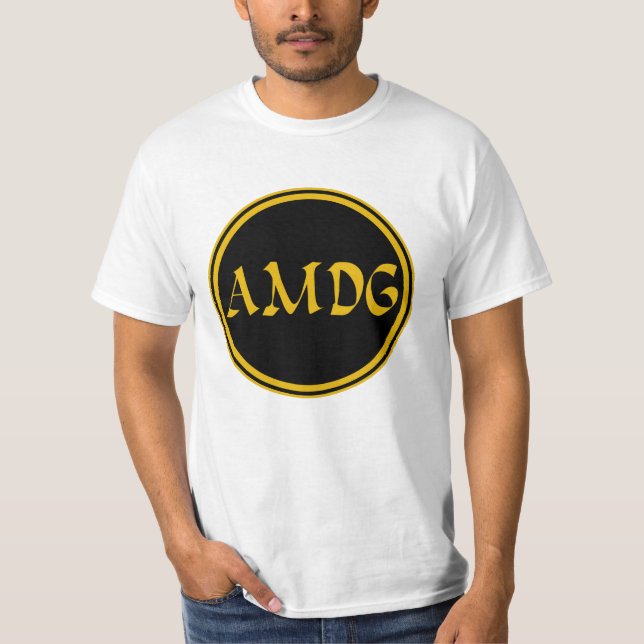 AMDG T SHIRT (Framsida)
