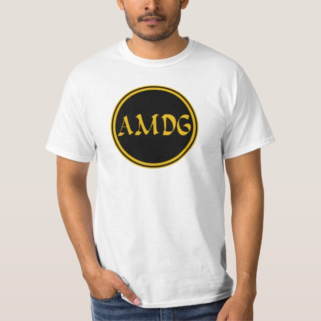 AMDG T SHIRT (Framsida)