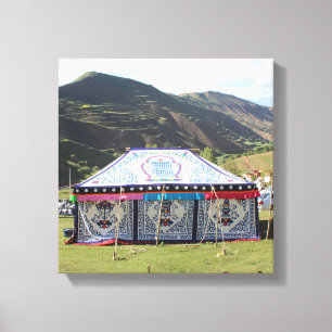 Amdo Tibetan Tält Canvastryck