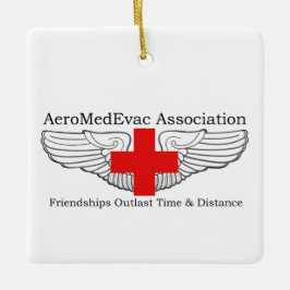 AMEA-Logotyp/motto-ornament Julgransprydnad Keramik