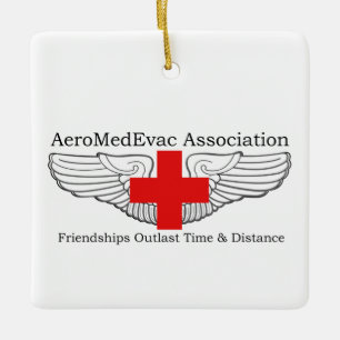 AMEA-Logotyp/motto-ornament Julgransprydnad Keramik