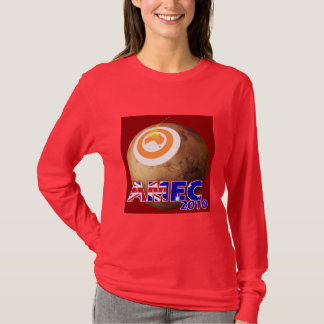 AMEC2010 Red Womens Långsömnad T-shirt