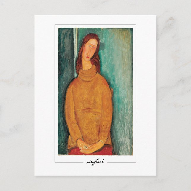 Amedeo Modigliani #11 - Finkonst Vykort (Framsida)
