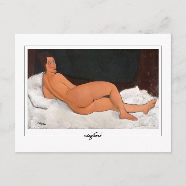 Amedeo Modigliani #133 - Finkonst Vykort (Framsida)