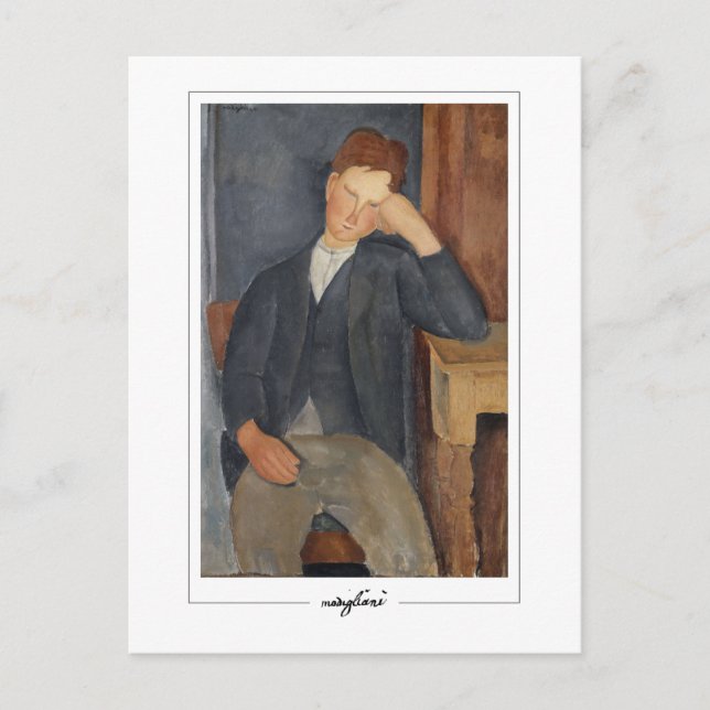 Amedeo Modigliani #14 - Finkonst Vykort (Framsida)