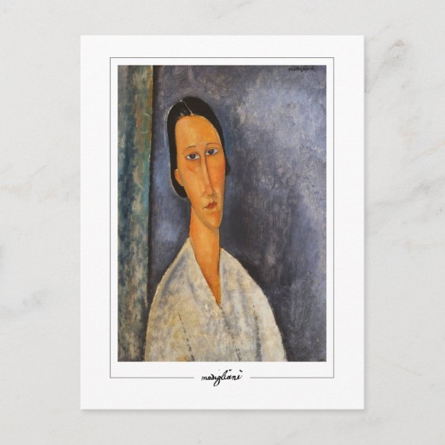 Amedeo Modigliani #184 - Finkonst Vykort (Framsida)