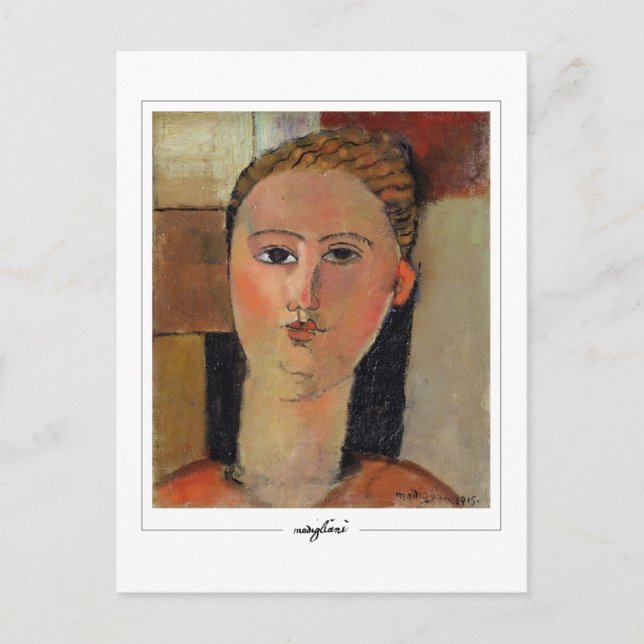 Amedeo Modigliani #269 - Finkonst Vykort (Framsida)