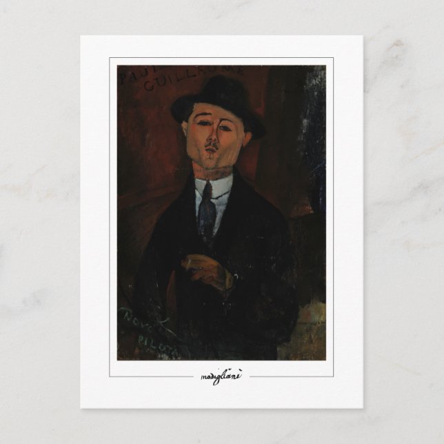 Amedeo Modigliani #311 - Finkonst Vykort (Framsida)