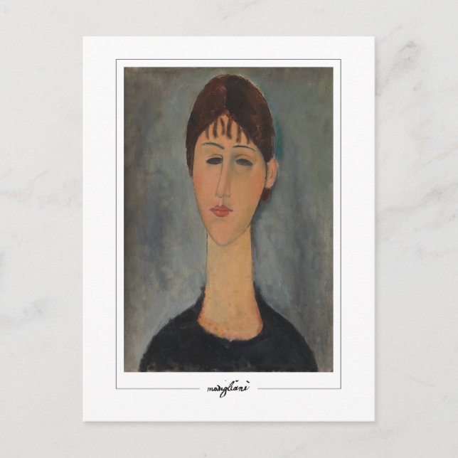Amedeo Modigliani #353 - Finkonst Vykort (Framsida)