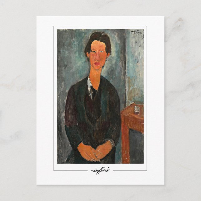 Amedeo Modigliani #9 - Fin konst Vykort (Framsida)