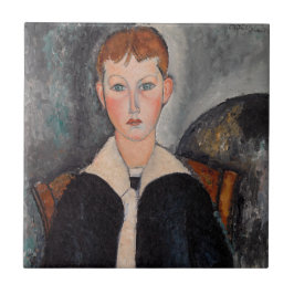 Amedeo Modigliani - Boy in Sailor Kostym Kakelplatta