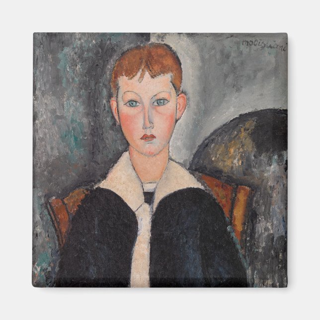 Amedeo Modigliani - Boy in Sailor Kostym Magnet (Framsidan)