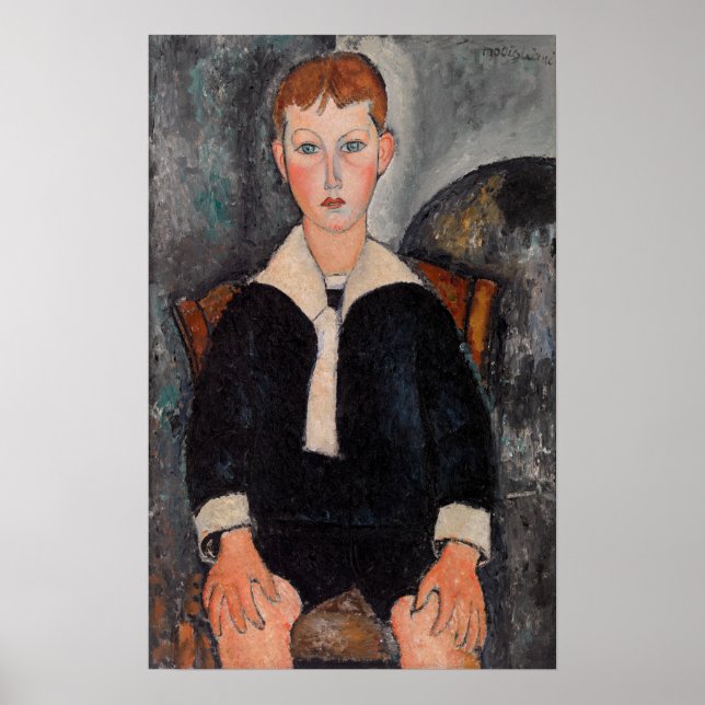 Amedeo Modigliani - Boy in Sailor Kostym Poster (Framsidan)