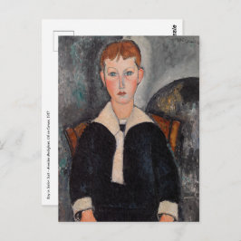 Amedeo Modigliani - Boy in Sailor Kostym Vykort