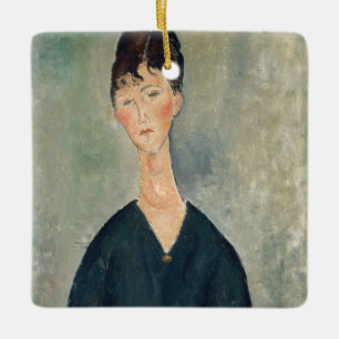 Amedeo Modigliani - Cafe singer Julgransprydnad Keramik