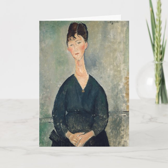 Amedeo Modigliani - Cafe singer Kort (Framsida)