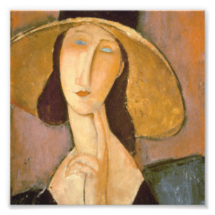 Amedeo Modigliani - chef för en kvinna Fototryck