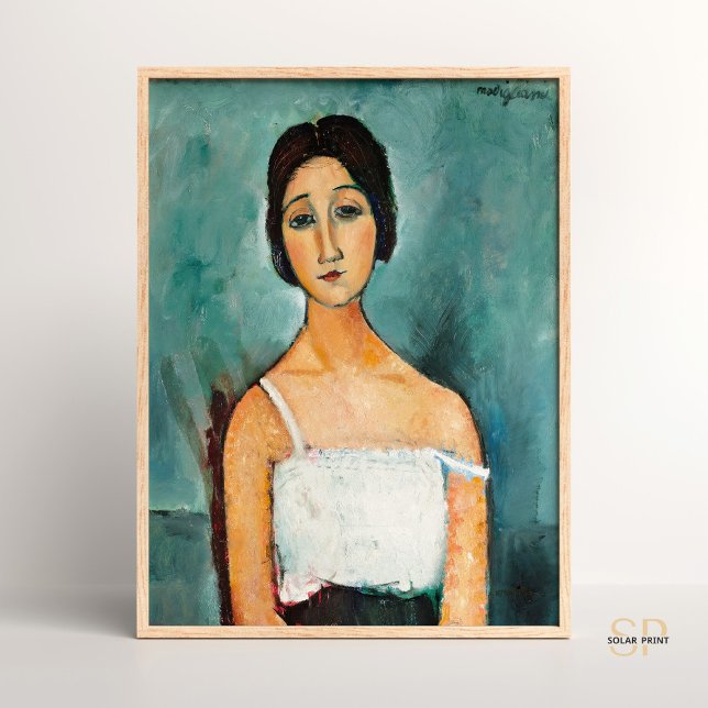 Amedeo Modigliani Christina Vintage Porträtt Paint Poster (Skapare uppladdad)
