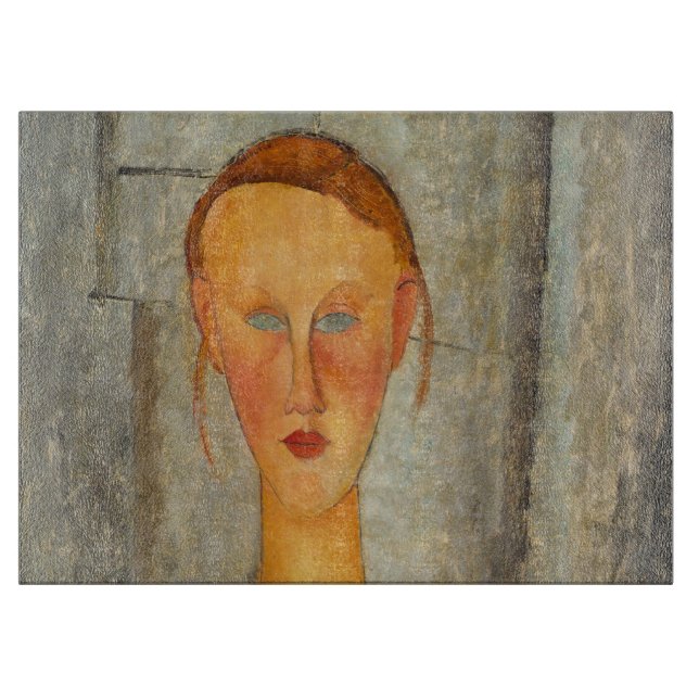 Amedeo Modigliani - flicka med blå Ögon (Framsidan)
