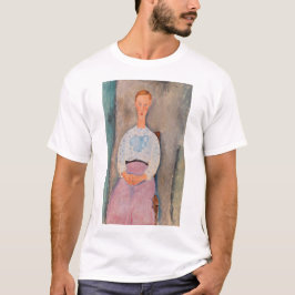 Amedeo Modigliani - Flickan med en polka-dot-Blous T Shirt