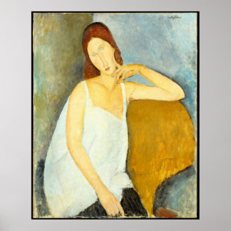 Amedeo Modigliani fru Porträtt Poster