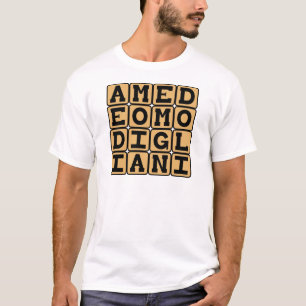 Amedeo Modigliani, italiensk artist Tee