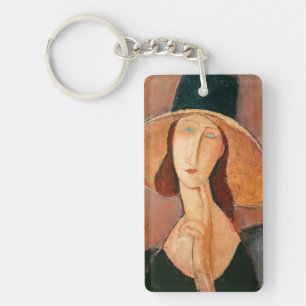 Amedeo Modigliani - Jeanne Hebuterne i Large Hat
