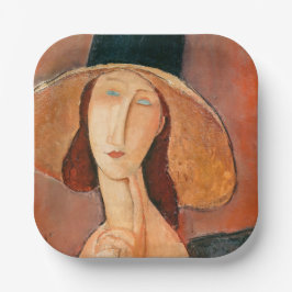 Amedeo Modigliani - Jeanne Hebuterne i Large Hat